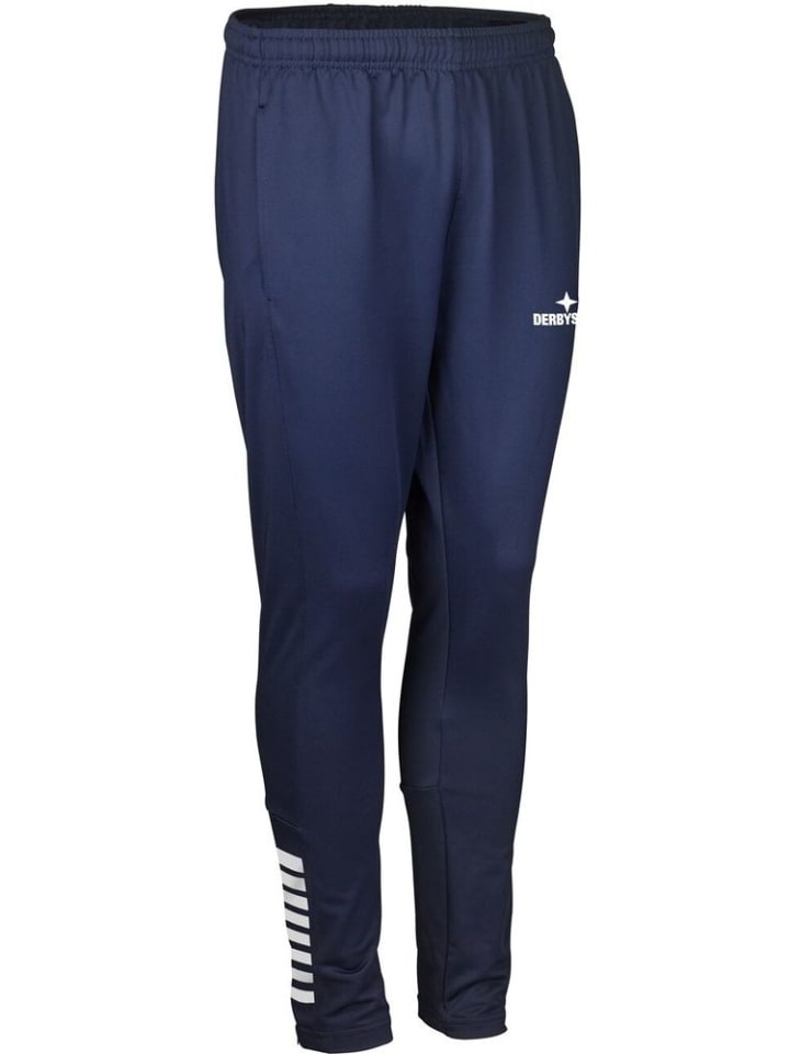 Тренировочные брюки "Training Pants Slim Madrid V25" синего цвета Derbystar
Тренировочные брюки "Training Pants Slim Madrid V25" синего цвета Derbystar