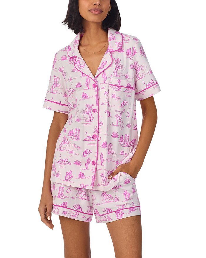 Классический комплект пижамы с коротким рукавом BedHead Pajamas, мультиколор
Классический комплект пижамы с коротким рукавом BedHead Pajamas, мультиколор