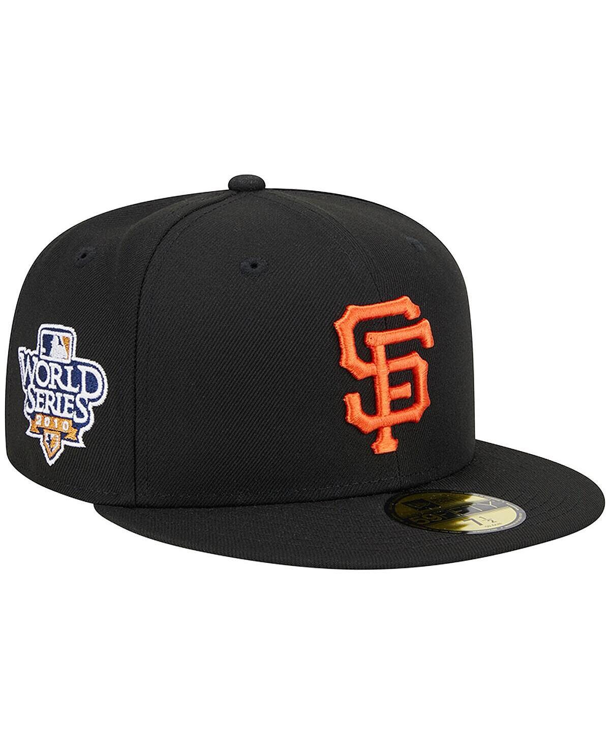 Мужская черная облегающая шляпа San Francisco Giants 2010 World Series Team Color 59FIFTY New Era
Мужская черная облегающая шляпа San Francisco Giants 2010 World Series Team Color 59FIFTY New Era