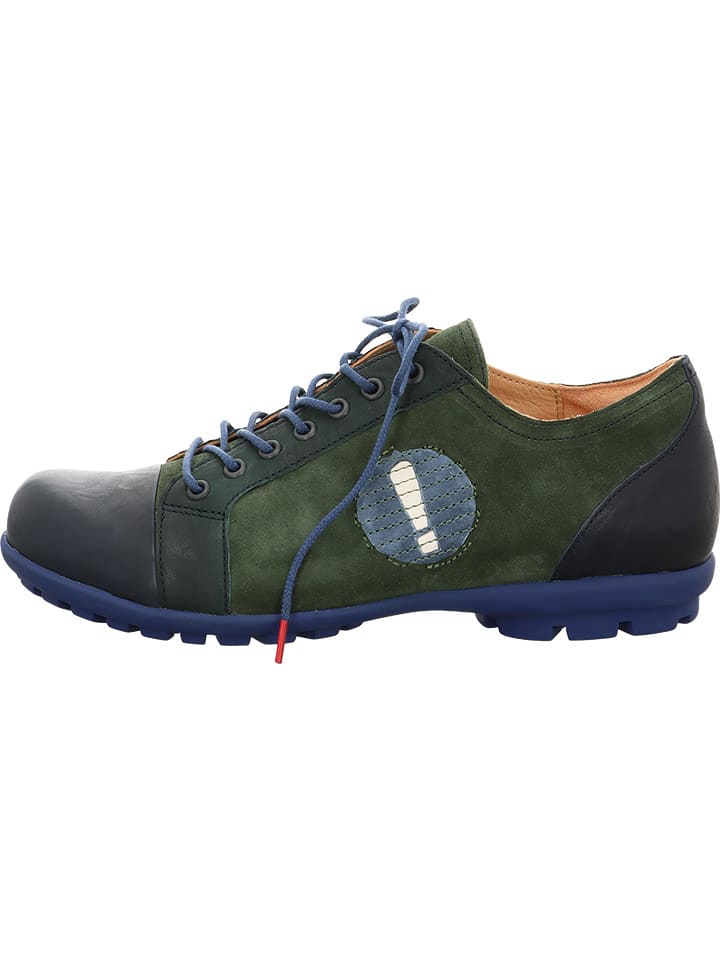 Зеленые кожаные кроссовки Think!
Зеленые кожаные кроссовки Think!