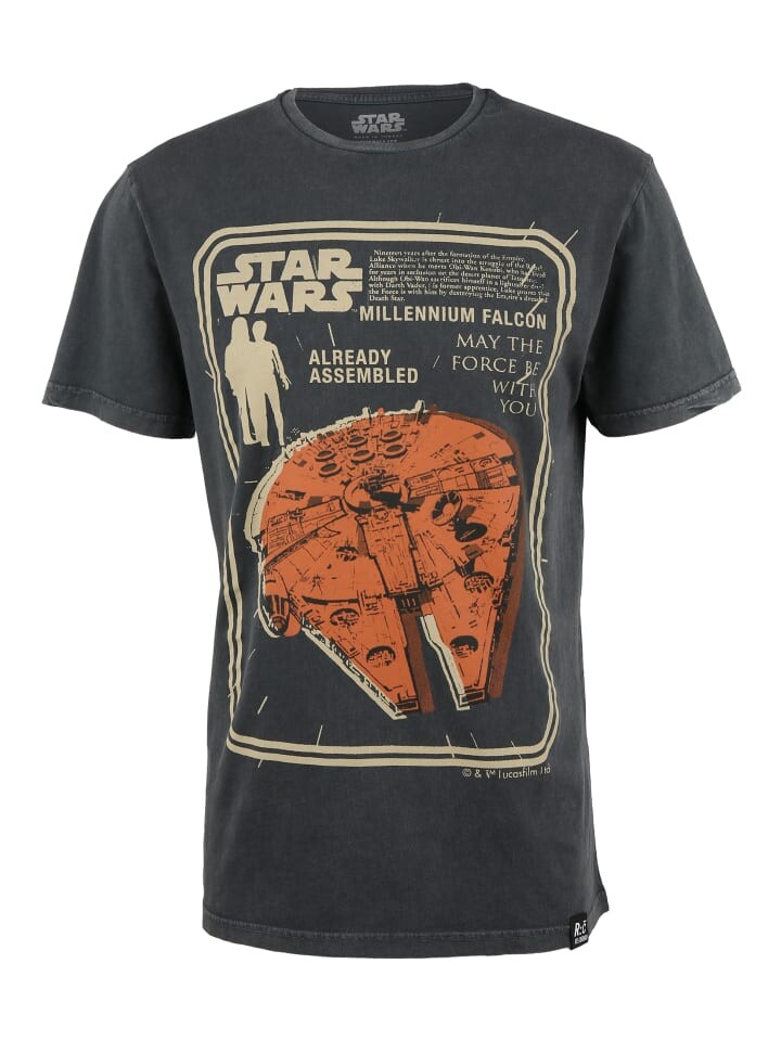 Футболка Re:Covered T-Shirt Star Wars Millenium Falcon Assembled, темно-серый
Футболка Re:Covered T-Shirt Star Wars Millenium Falcon Assembled, темно-серый