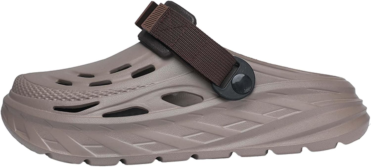 Мужские обувь с толстой подошвой и отверстиями, две пары стильных шлепанцев, дышащие пляжные тапочки Generic, коричневый
Мужские обувь с толстой подошвой и отверстиями, две пары стильных шлепанцев, дышащие пляжные тапочки Generic, коричневый