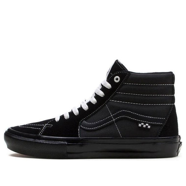 Кроссовки skate classics sk8-hi retro skateboarding shoes black Vans, черный 
Кроссовки skate classics sk8-hi retro skateboarding shoes black Vans, черный
