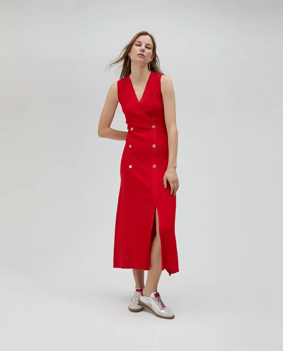 Платье миди без рукавов Lola Casademunt, красный
Платье миди без рукавов Lola Casademunt, красный