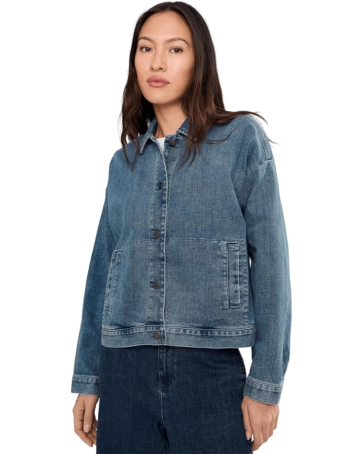 Женская куртка Eileen Fisher Petite Cotton Stretch Denim Classic Collar, Classic Indigo
Женская куртка Eileen Fisher Petite Cotton Stretch Denim Classic Collar, Classic Indigo