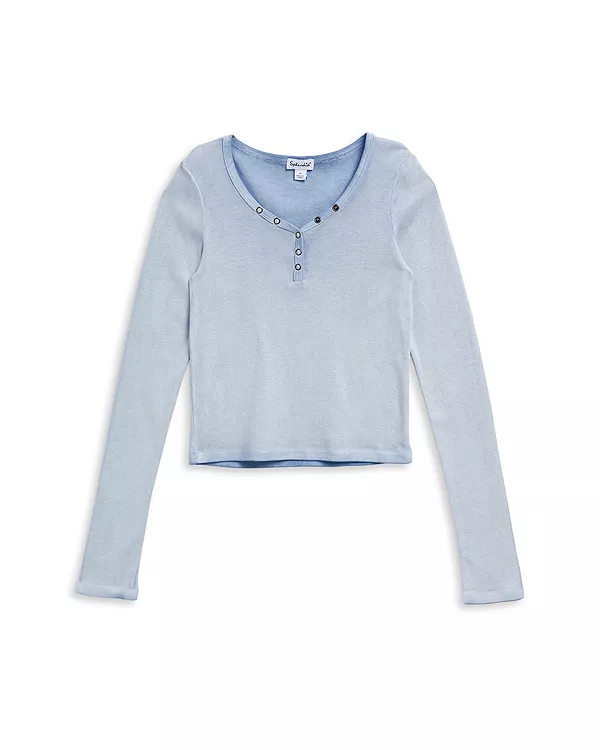 Винтажная рубашка-поло с длинными рукавами для девочек - для детей постарше. Splendid, синий
Винтажная рубашка-поло с длинными рукавами для девочек - для детей постарше. Splendid, синий