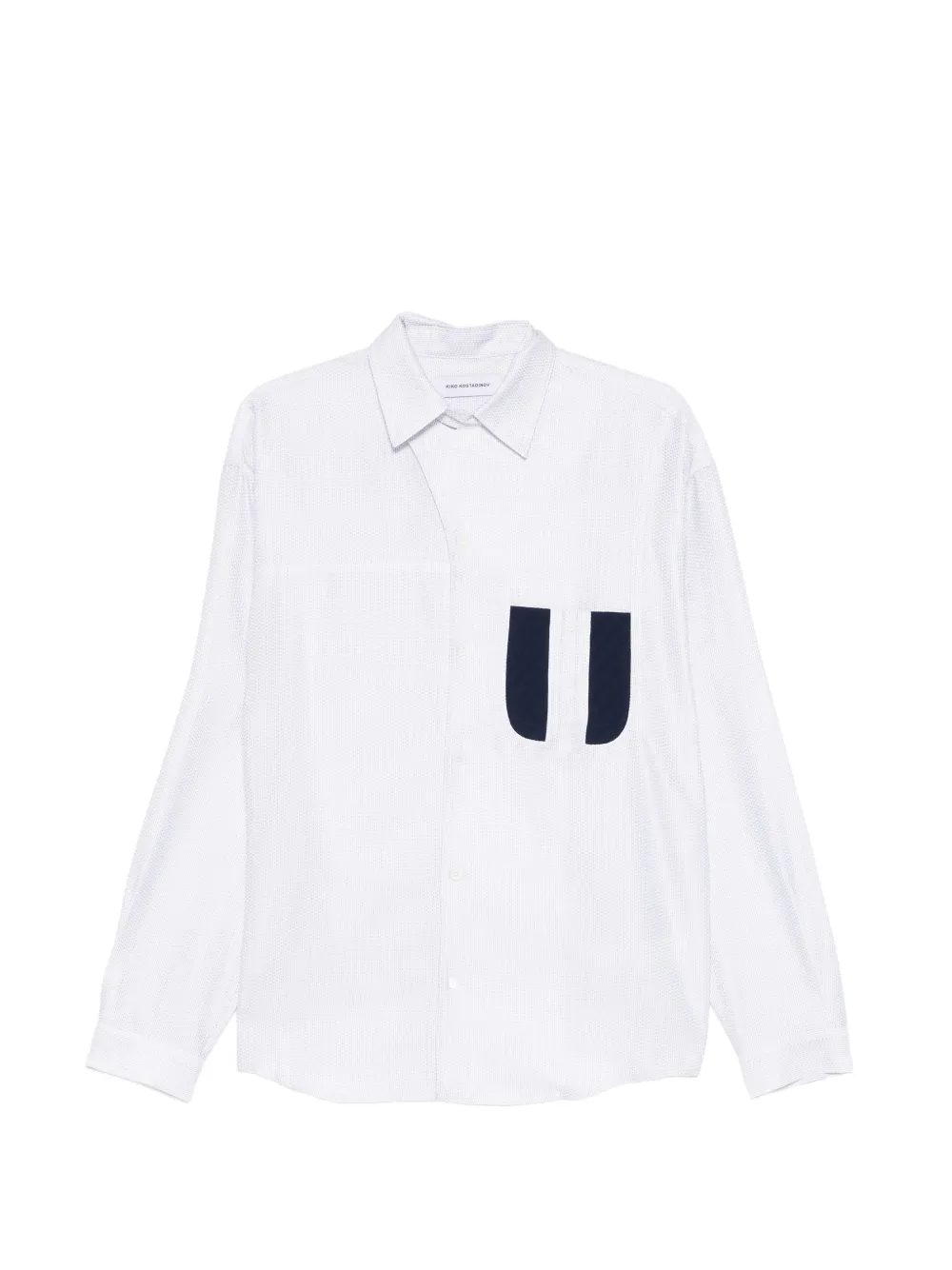 Рубашка Veca с панельным дизайном Kiko Kostadinov, белый
Рубашка Veca с панельным дизайном Kiko Kostadinov, белый