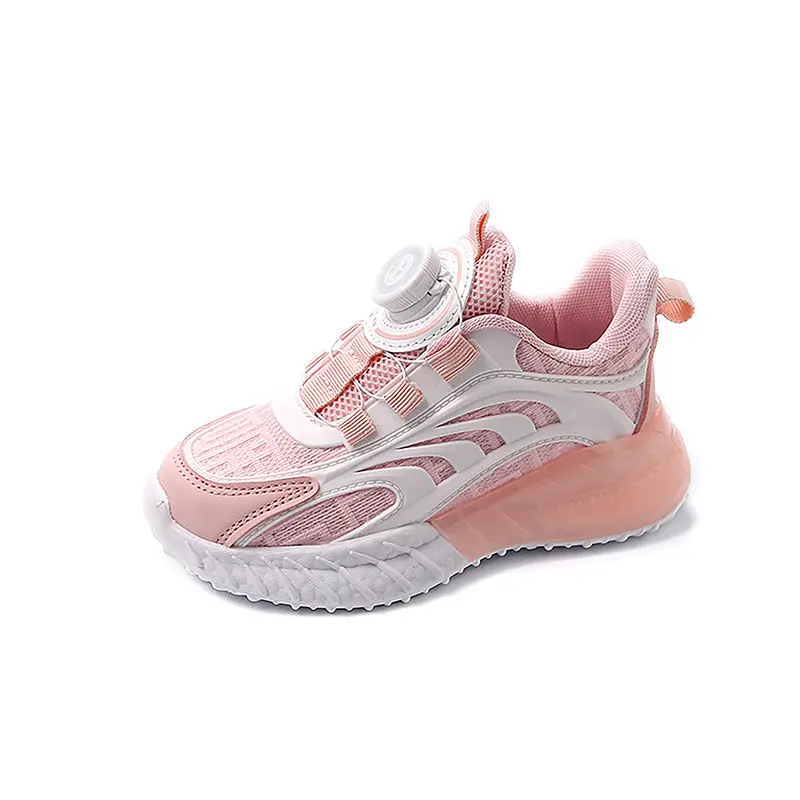 Кроссовки для бега с низким верхом, амортизирующие, устойчивые к истиранию и отскоку, детские Yi Jiabao, розовый 
Кроссовки для бега с низким верхом, амортизирующие, устойчивые к истиранию и отскоку, детские Yi Jiabao, розовый