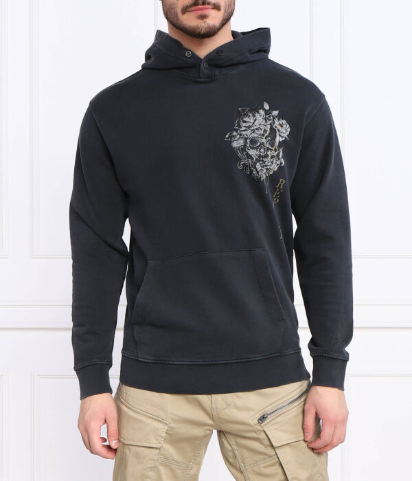 Толстовка Replay Regular Fit с карманом-кенгуру, черный
Толстовка Replay Regular Fit с карманом-кенгуру, черный