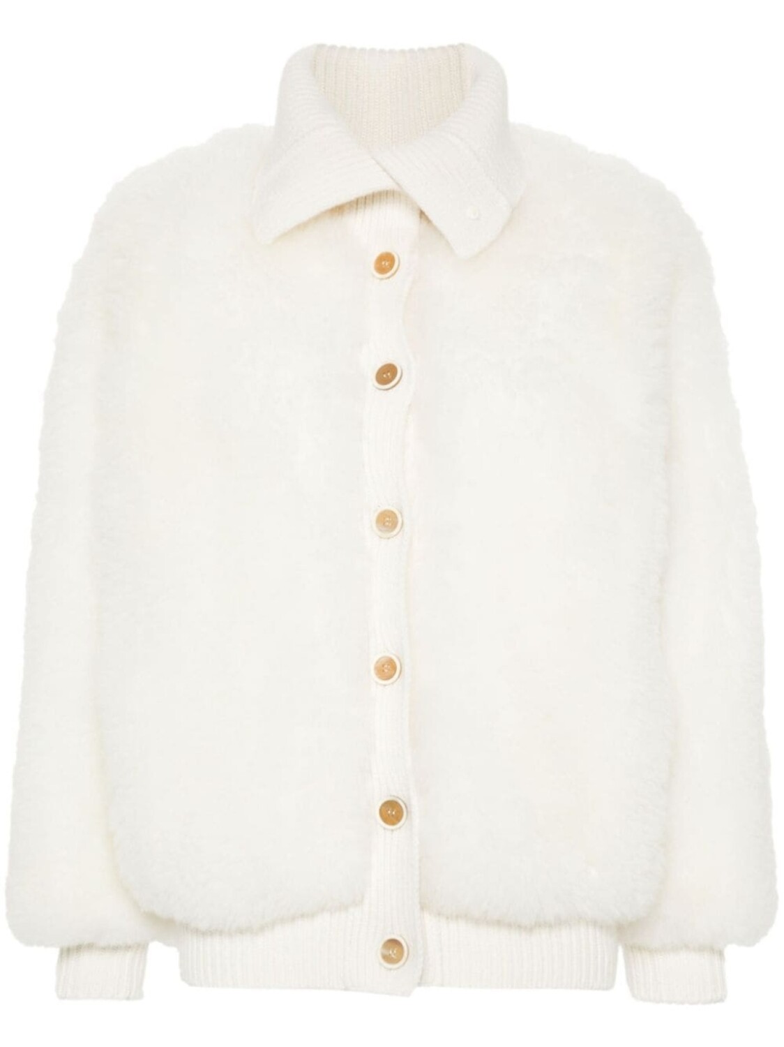 Fabiana Filippi куртка из овчины с вязаными вставками, белый
Fabiana Filippi куртка из овчины с вязаными вставками, белый