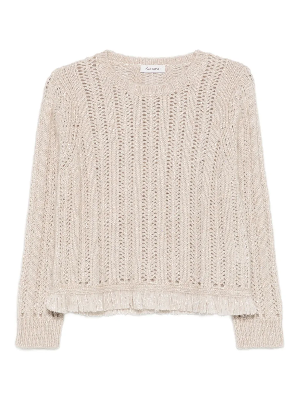Свитер фактурной вязки Kangra, нейтральный
Свитер фактурной вязки Kangra, нейтральный