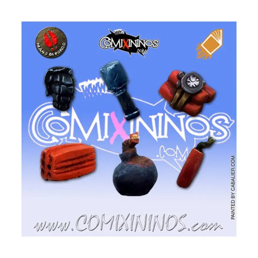 Бомбы, Fantasy Football Miniatures - Accessories (28mm)
Бомбы, Fantasy Football Miniatures - Accessories (28mm)