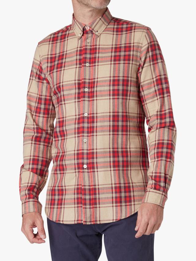 Хлопковая рубашка с приталенным кроем, пуговицами и клетчатым воротником Paul Smith, Brown
Хлопковая рубашка с приталенным кроем, пуговицами и клетчатым воротником Paul Smith, Brown