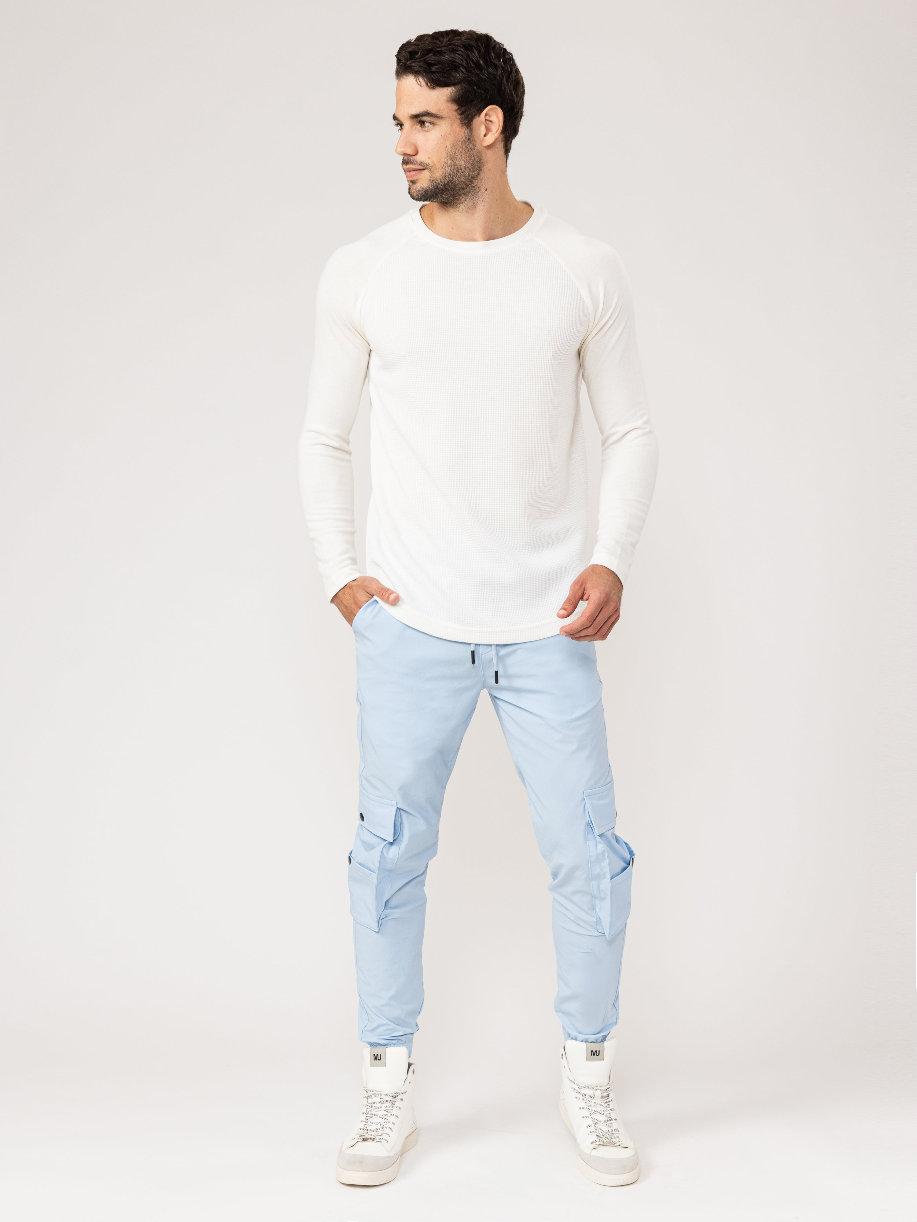 Мужские тканые брюки-карго Mania, синий 
Мужские тканые брюки-карго Mania, синий