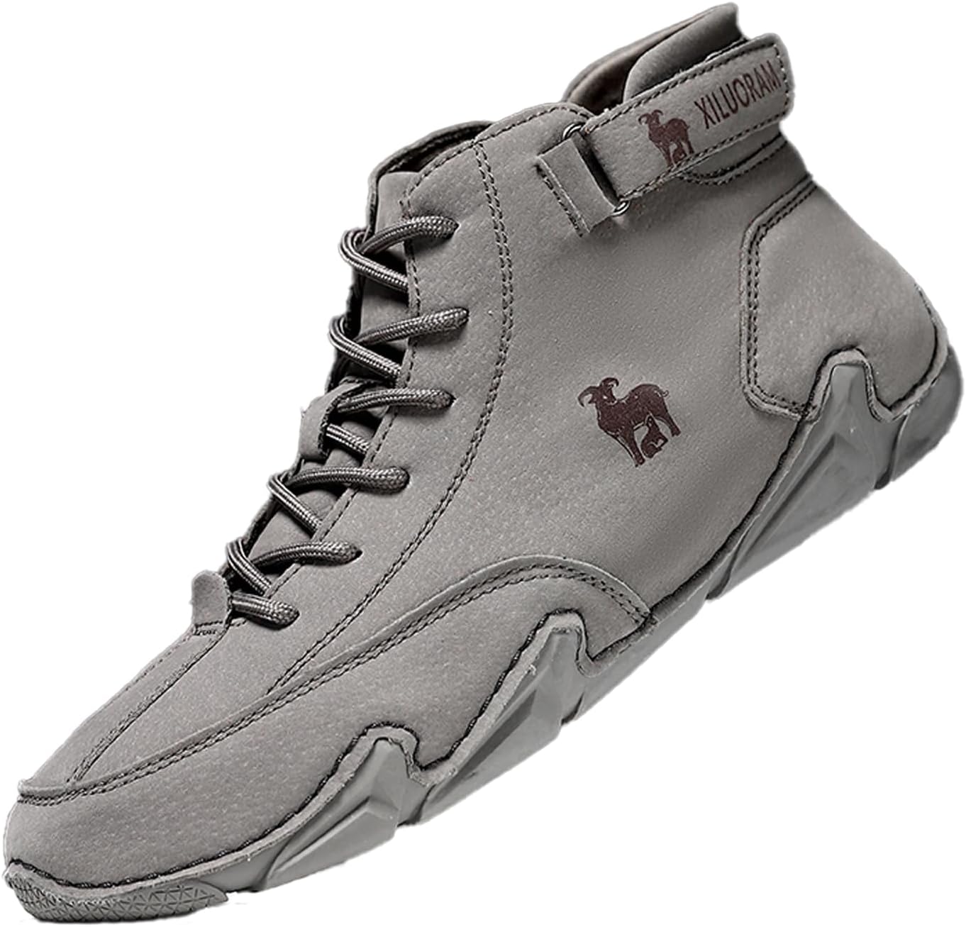 Мужские повседневные модные кроссовки ручной работы, высокие ботинки на шнуровке, ботинки Чакка до щиколотки, комфортные, легкие, с платформой, противоскользящие, для улицы, походные сапоги с легким надеванием Eggdk, серый
Мужские повседневные модные кроссовки ручной работы, высокие ботинки на шнуровке, ботинки Чакка до щиколотки, комфортные, легкие, с платформой, противоскользящие, для улицы, походные сапоги с легким надеванием Eggdk, серый