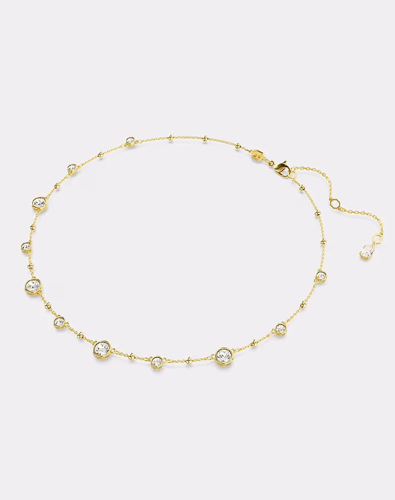 Ожерелье Imber, круглая огранка, хаотичный дизайн, белое, позолоченное белым цветом Swarovski
Ожерелье Imber, круглая огранка, хаотичный дизайн, белое, позолоченное белым цветом Swarovski