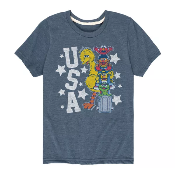 Футболка для мальчиков 8-20 лет с принтом "Улица Сезам" США Licensed Character, синий
Футболка для мальчиков 8-20 лет с принтом "Улица Сезам" США Licensed Character, синий