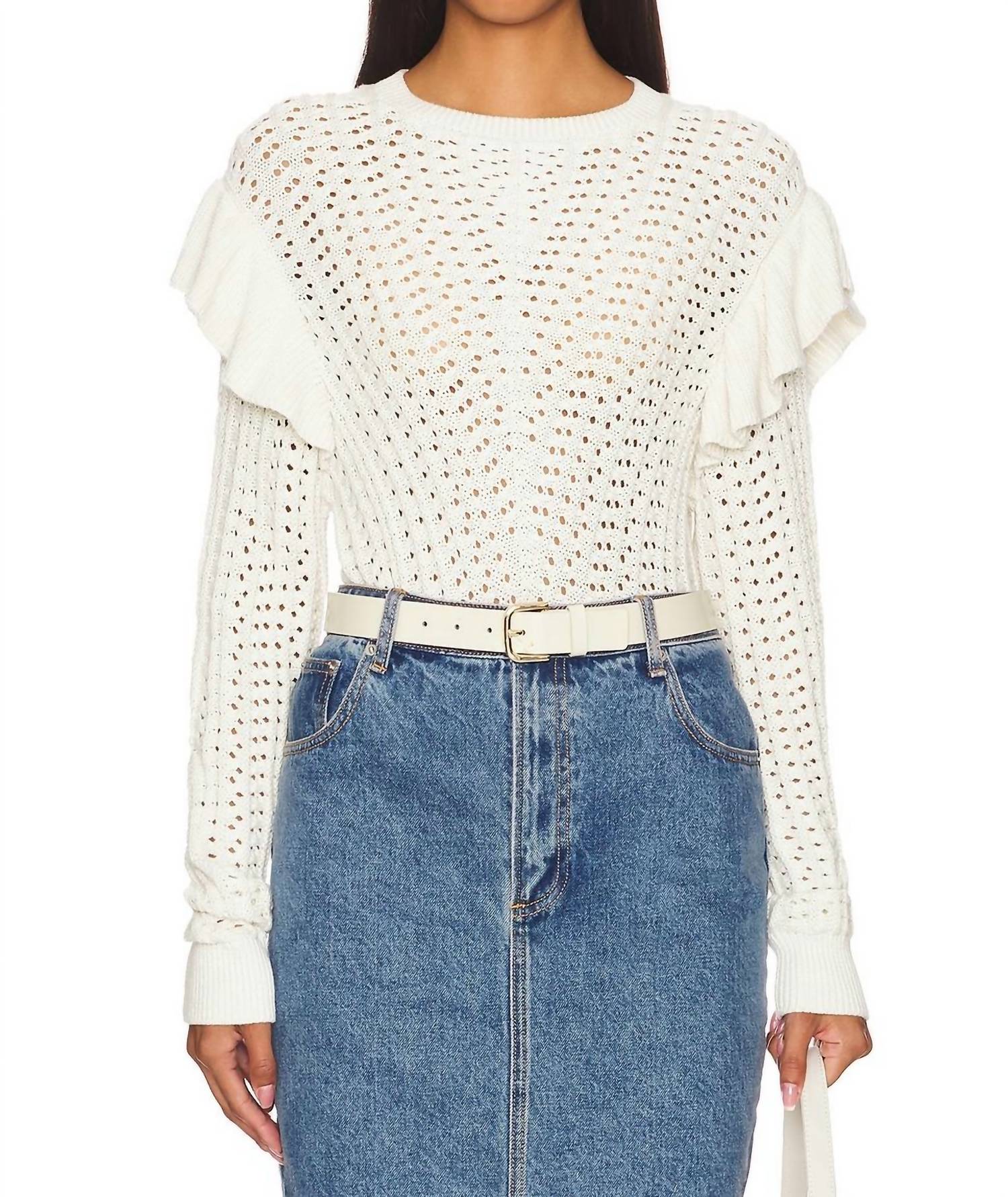 Свитер-пуловер Kay из фарфора Nation LTD, цвет porcelain
Свитер-пуловер Kay из фарфора Nation LTD, цвет porcelain