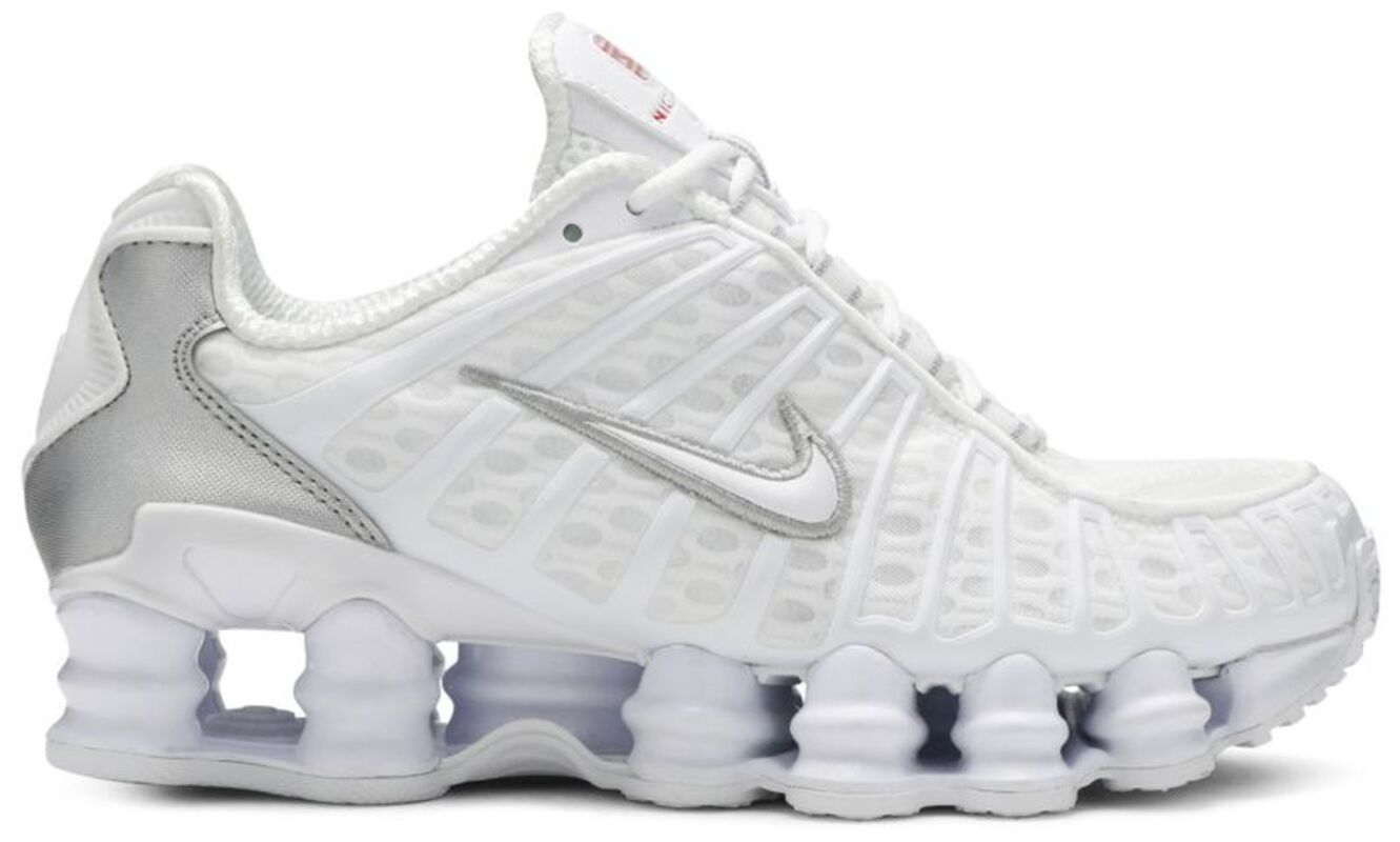 Кроссовки Nike Shox TL White Metallic Silver
Кроссовки Nike Shox TL White Metallic Silver