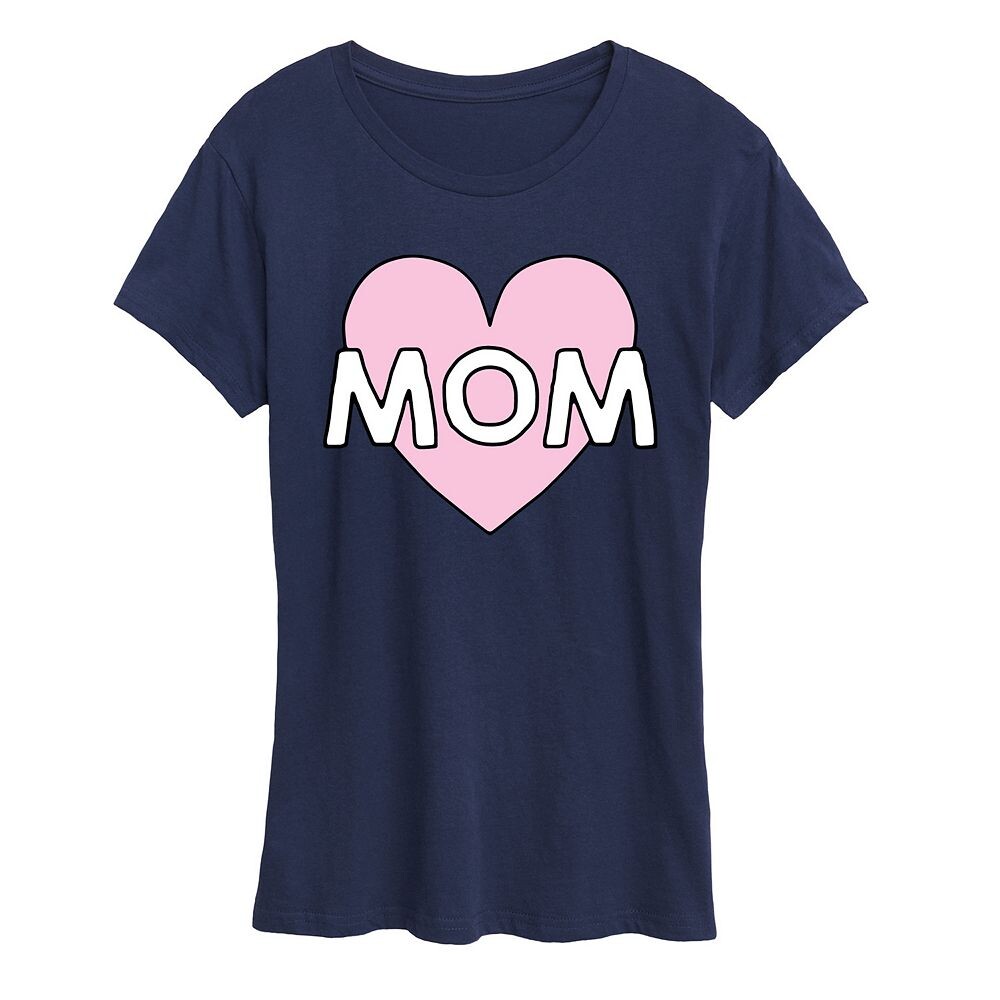 Женская футболка с рисунком Mom Heart, темно-синий
Женская футболка с рисунком Mom Heart, темно-синий