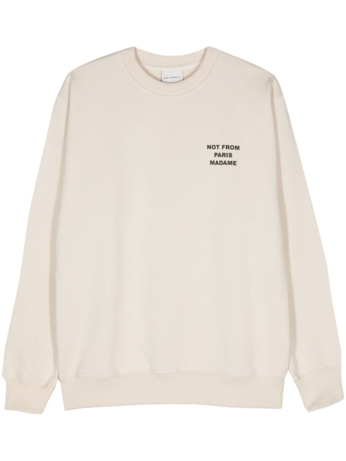 Drôle De Monsieur le Sweatshirt Слоган топ, нейтральный цвет 
Drôle De Monsieur le Sweatshirt Слоган топ, нейтральный цвет