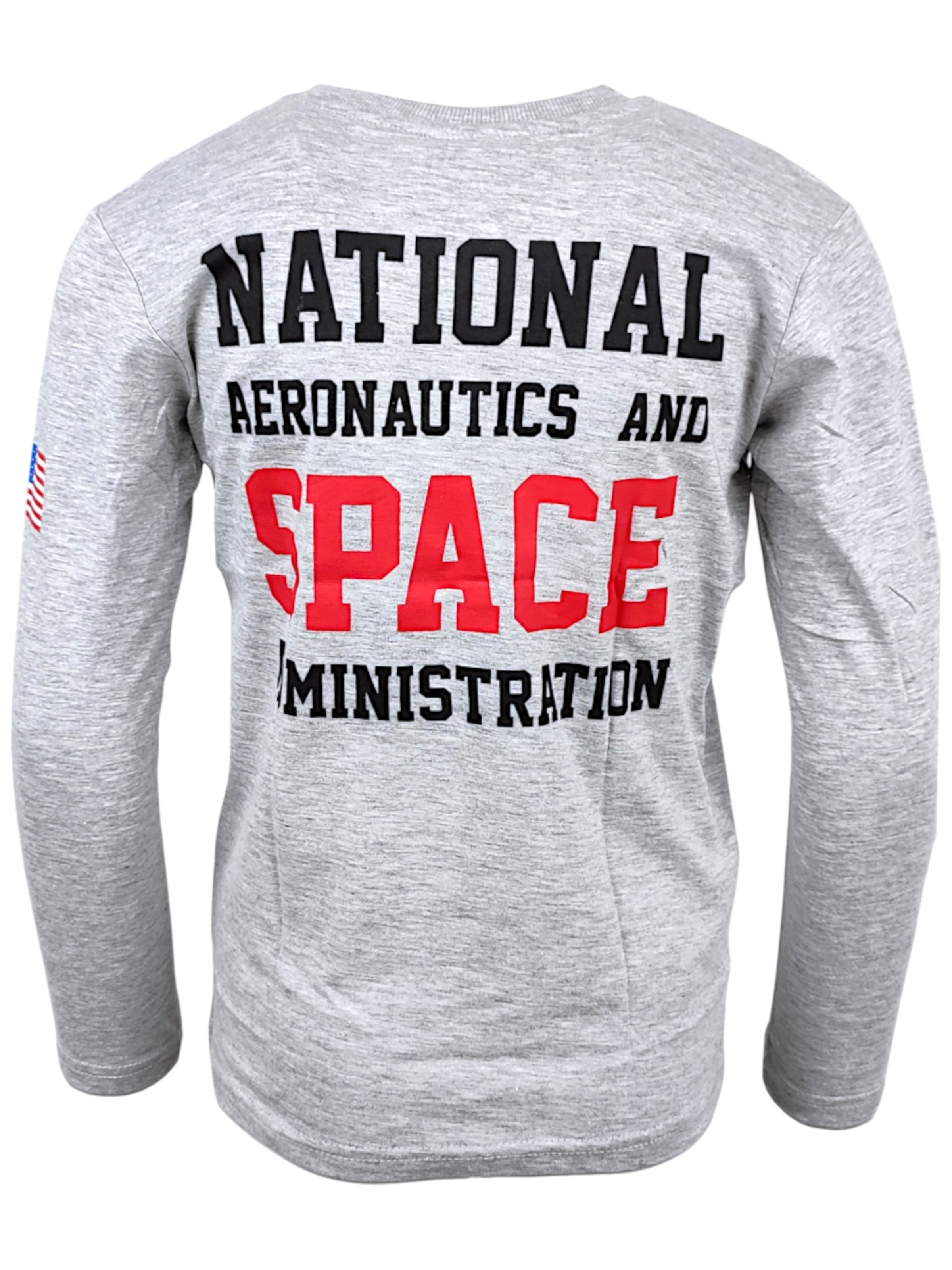 Лонгслив 'NASA' в сером цвете
Лонгслив 'NASA' в сером цвете