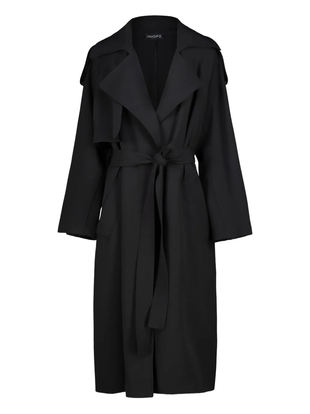 Тренч с длинными рукавами Drhope, черный
Тренч с длинными рукавами Drhope, черный