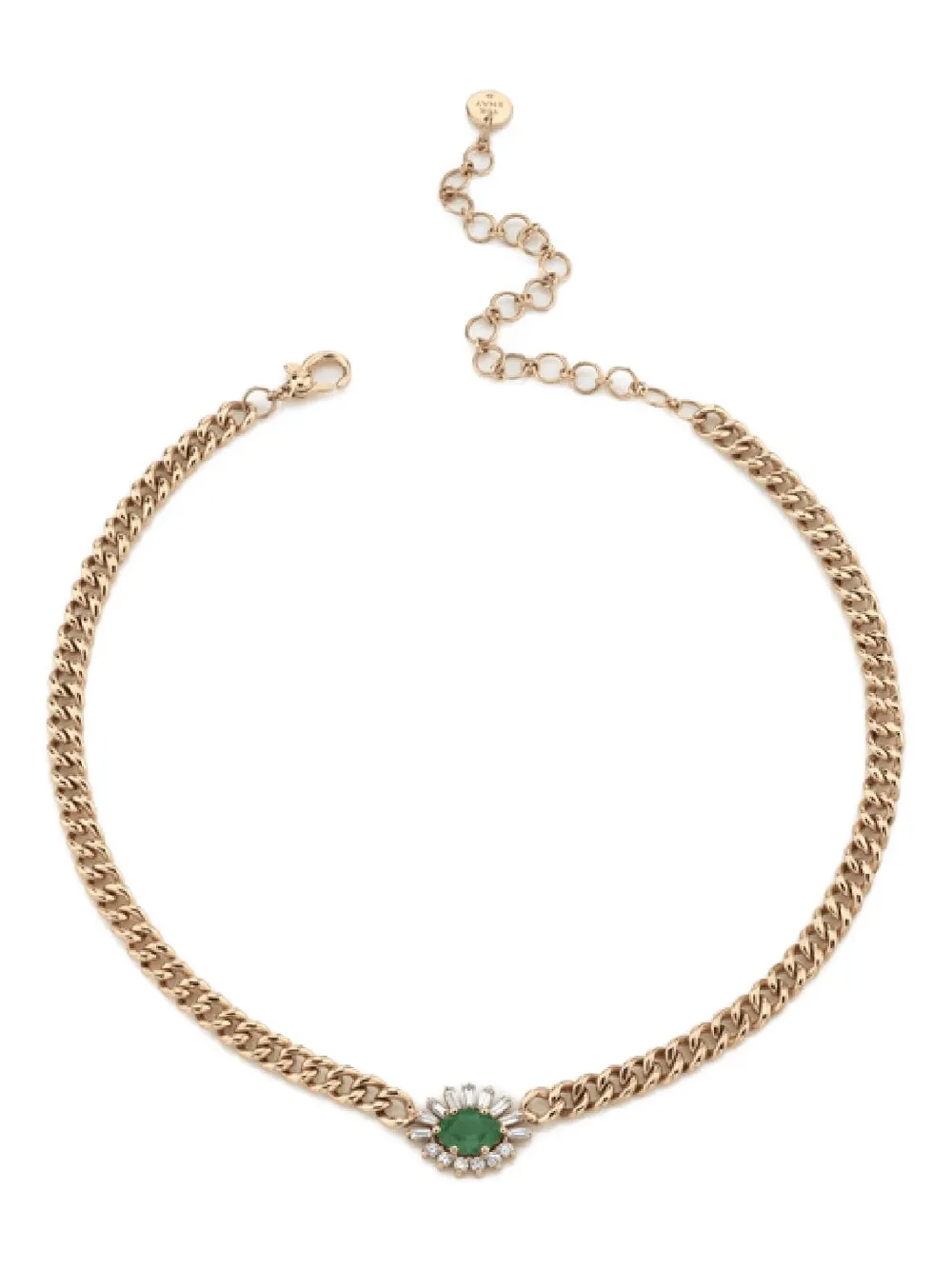 Изумрудное ожерелье от сглаза SHAY, золотой
Изумрудное ожерелье от сглаза SHAY, золотой