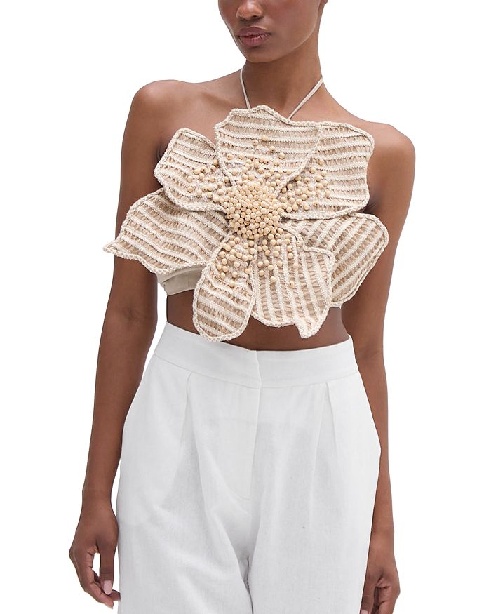 Топ из конфетных цветов PatBO, коричневый/бежевый
Топ из конфетных цветов PatBO, коричневый/бежевый