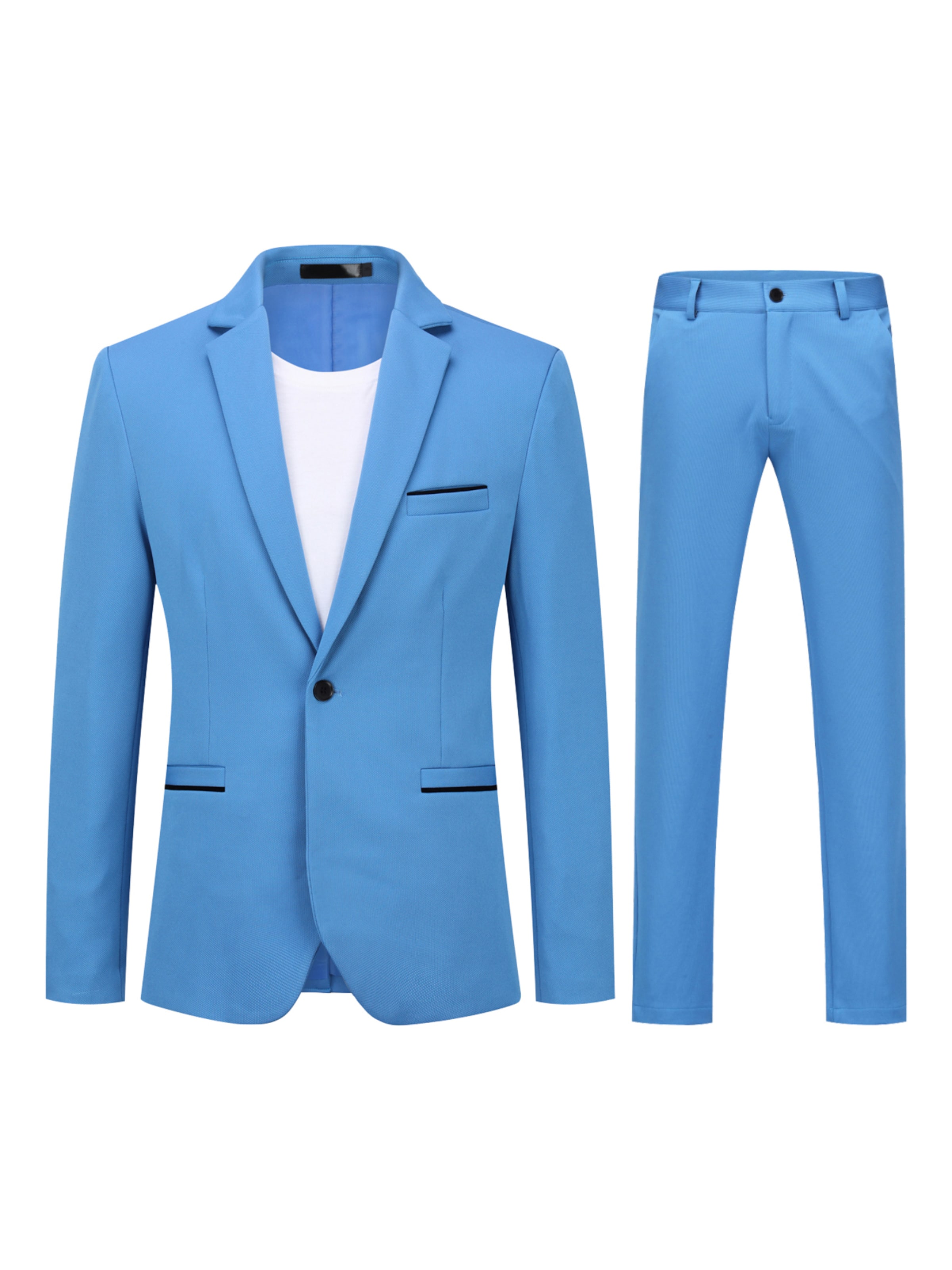 Youthup Костюм Slim fit в небесно-голубом цвете
Youthup Костюм Slim fit в небесно-голубом цвете