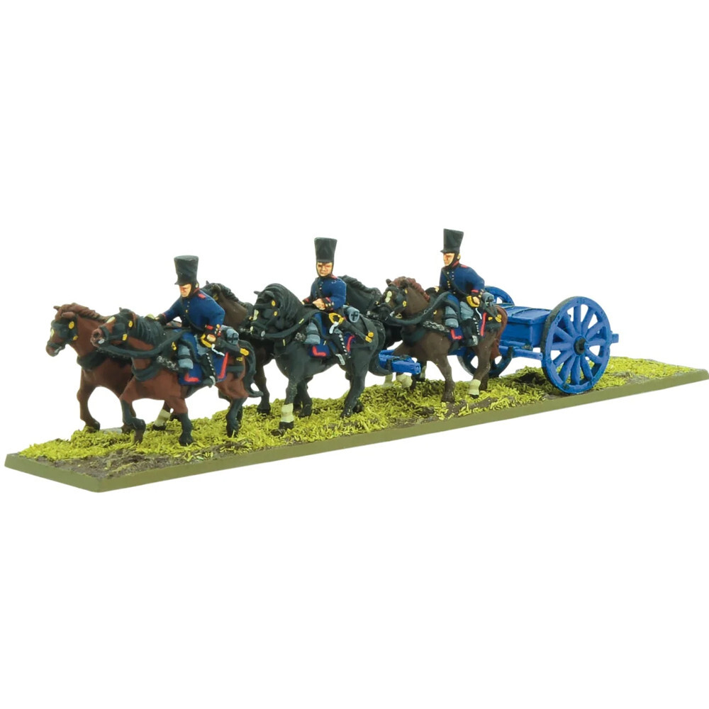 Миниатюра Warlord Games Black Powder Epic Battles: Napoleonic Prussian Foot Artillery Limber
Миниатюра Warlord Games Black Powder Epic Battles: Napoleonic Prussian Foot Artillery Limber