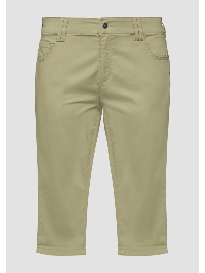 Тканевые брюки QS 3/4, оливковый
Тканевые брюки QS 3/4, оливковый