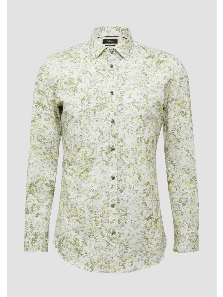 Рубашка 77A2_оливково-зеленого цвета s.Oliver
Рубашка 77A2_оливково-зеленого цвета s.Oliver