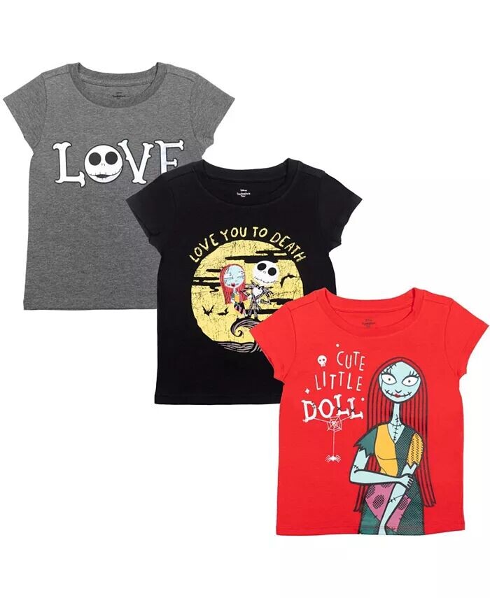 Набор из 3 футболок для маленьких девочек «Кошмар перед Рождеством» Disney, мультиколор
Набор из 3 футболок для маленьких девочек «Кошмар перед Рождеством» Disney, мультиколор