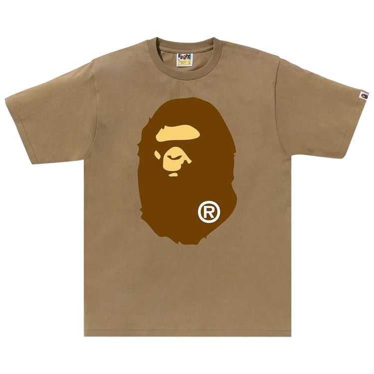 Футболка BAPE Big Ape Head Tee, Beige 
Футболка BAPE Big Ape Head Tee, Beige
