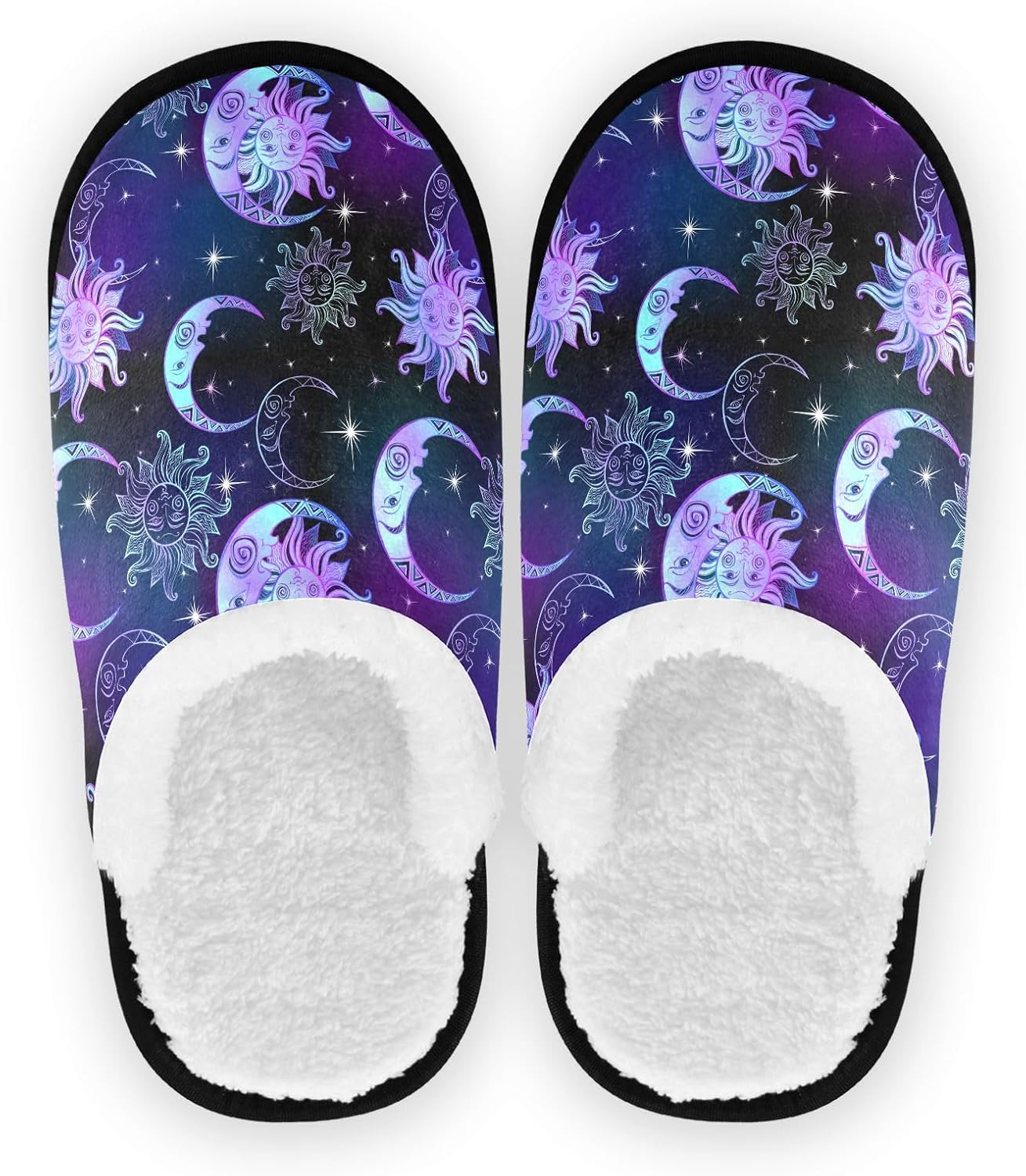 Тапочки JHKKU для женщин и мужчин, пушистые домашние тапочки, теплые, с противоскользящей подошвой, уютные для дома и путешествий, Moon Sun Star
Тапочки JHKKU для женщин и мужчин, пушистые домашние тапочки, теплые, с противоскользящей подошвой, уютные для дома и путешествий, Moon Sun Star