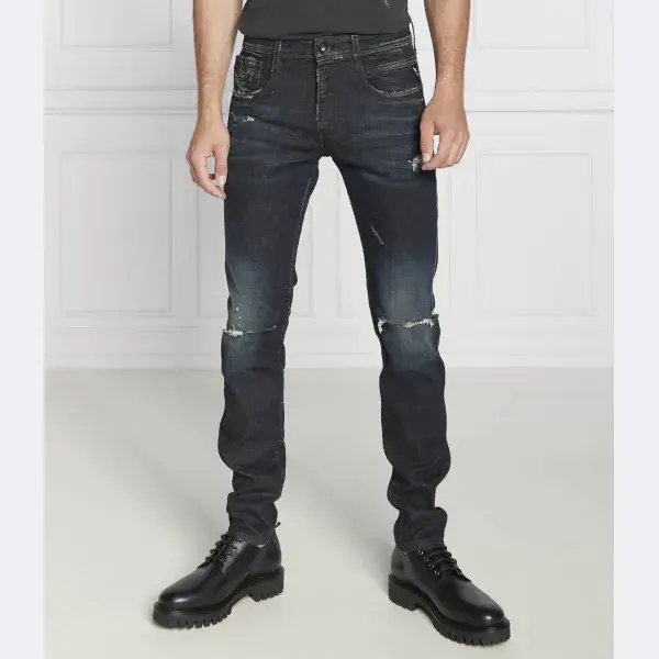 Узкие джинсы из анбасса Replay, синий
Узкие джинсы из анбасса Replay, синий