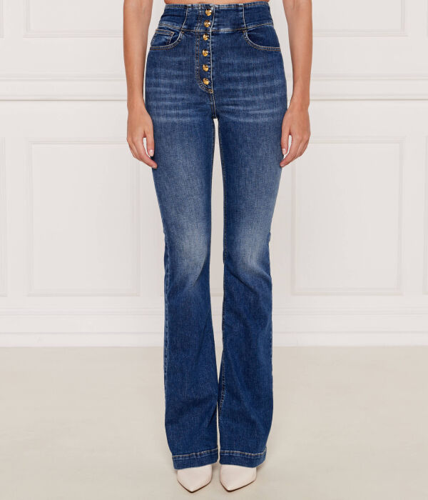 Джинсы женские Elisabetta Franchi с высокой талией, синий
Джинсы женские Elisabetta Franchi с высокой талией, синий