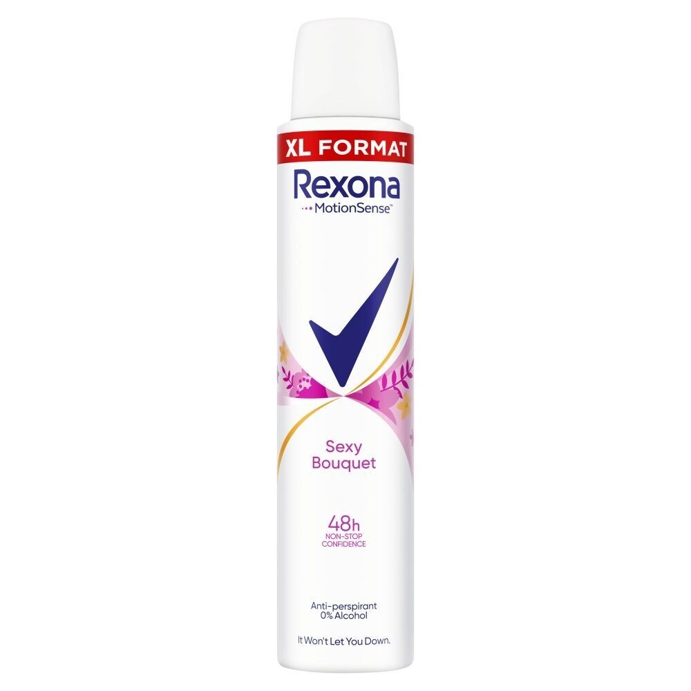 Антиперспирант для женщин Rexona Sexy Bouquet, 200 мл 
Антиперспирант для женщин Rexona Sexy Bouquet, 200 мл