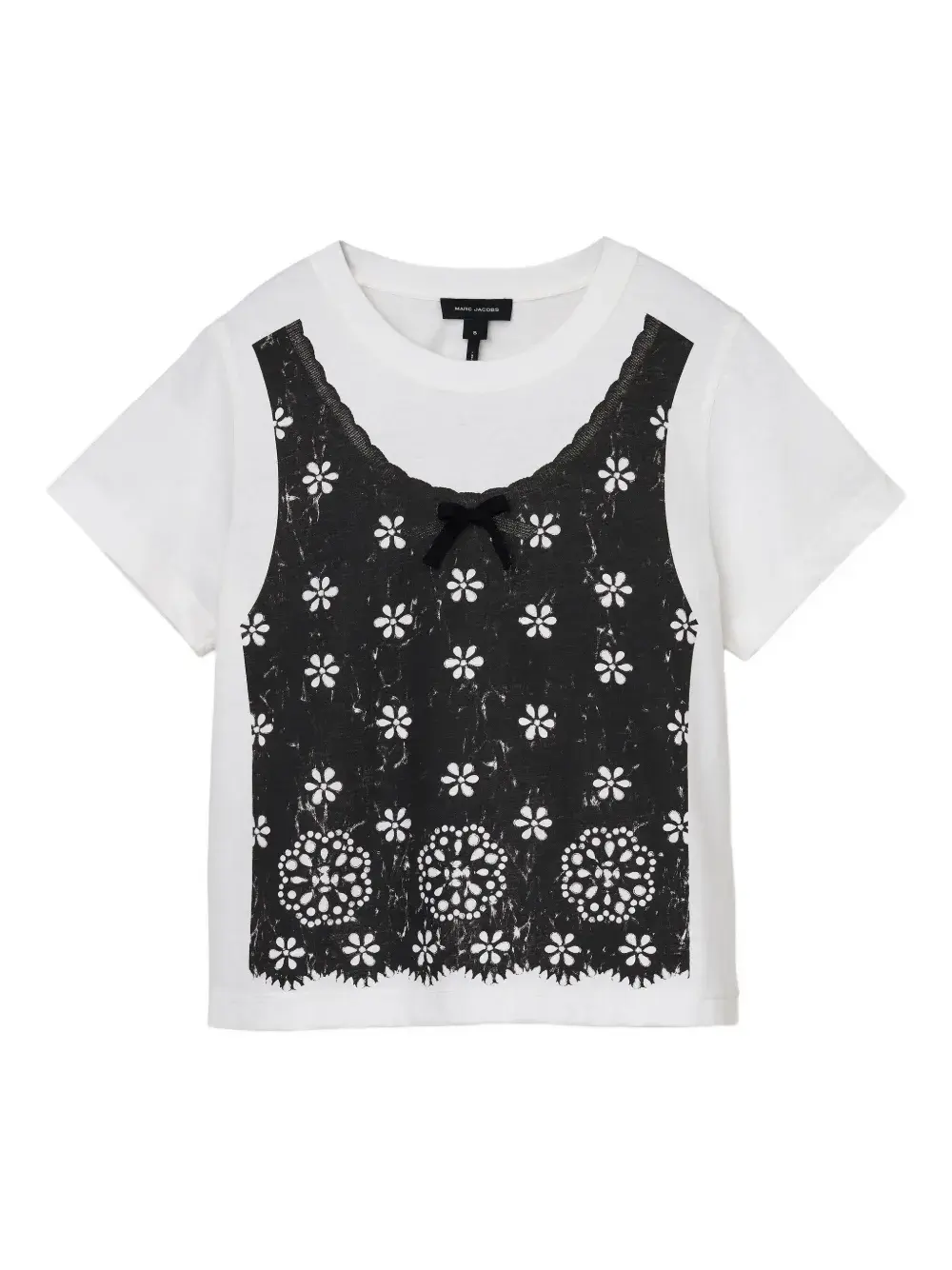 Футболка из хлопка с принтом сверху MARC JACOBS, белый
Футболка из хлопка с принтом сверху MARC JACOBS, белый