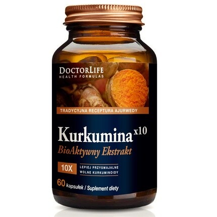 Curcumin X10 Биоактивный Экстракт Пищевая Добавка 60 Капсул Doctor Life
Curcumin X10 Биоактивный Экстракт Пищевая Добавка 60 Капсул Doctor Life
