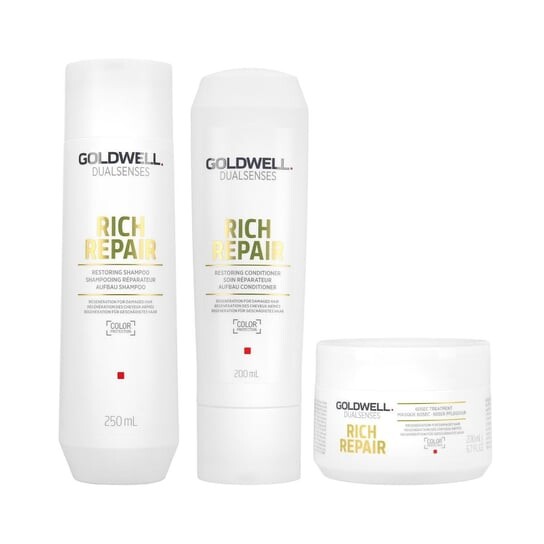 Набор косметики, 3 шт. Goldwell, Dualsenses Rich Repair
Набор косметики, 3 шт. Goldwell, Dualsenses Rich Repair