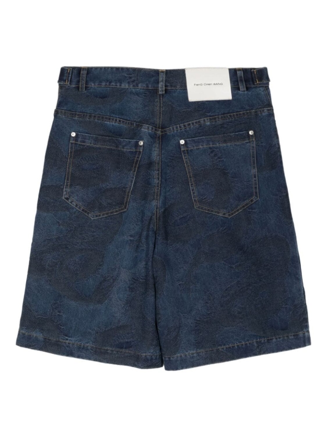 Feng Chen Wang жаккардовая джинсовая рубашка Dragon, синий
Feng Chen Wang жаккардовая джинсовая рубашка Dragon, синий