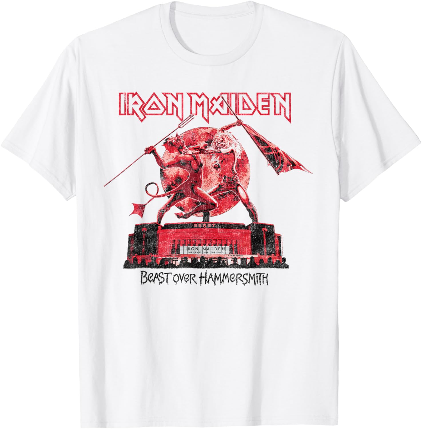 Футболка Iron Maiden - Eddie & The Devil Red Moon, белая
Футболка Iron Maiden - Eddie & The Devil Red Moon, белая