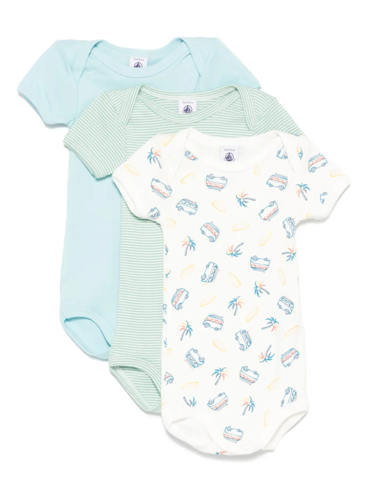Комплект из трех боди Petit Bateau, зеленый
Комплект из трех боди Petit Bateau, зеленый