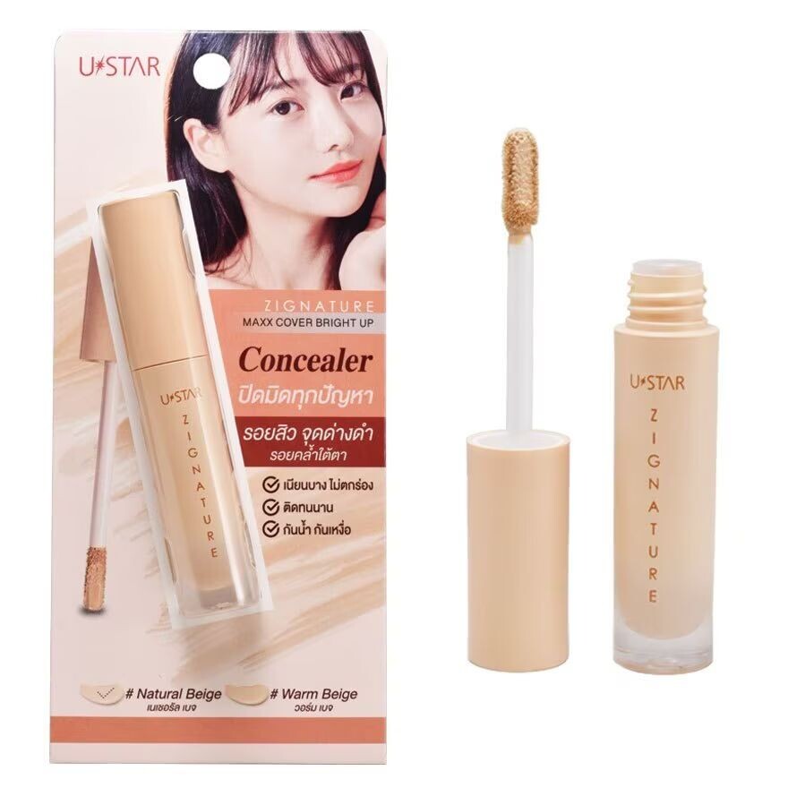 UStar Ustar Zignature Maxx Cover Bright Up Concealer 2,5г. Натуральный бежевый, Natural Beige
UStar Ustar Zignature Maxx Cover Bright Up Concealer 2,5г. Натуральный бежевый, Natural Beige