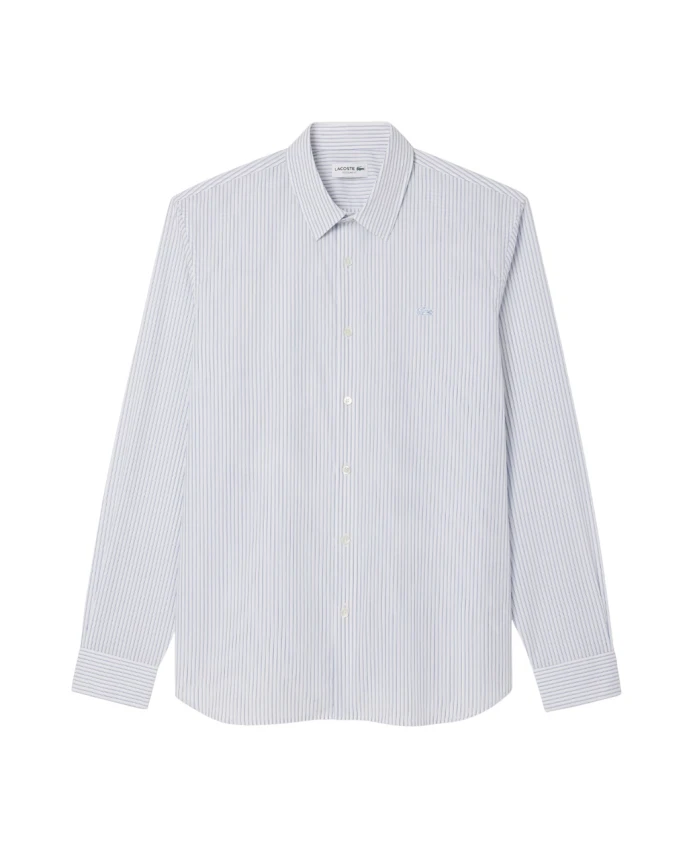 Хлопковая рубашка в синюю полоску Lacoste, синий
Хлопковая рубашка в синюю полоску Lacoste, синий
