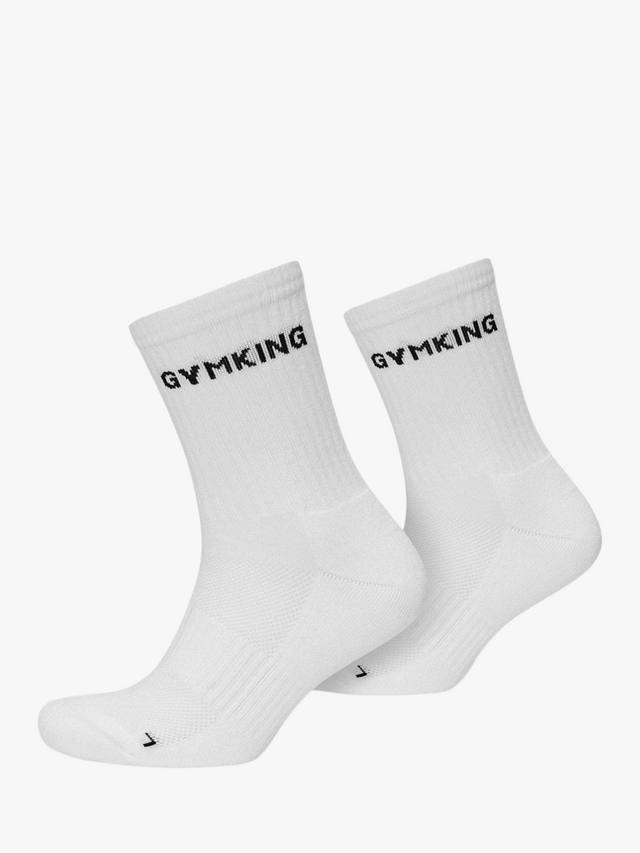 Унисекс носки из хлопковой смеси Gym King, Pack of 2, White
Унисекс носки из хлопковой смеси Gym King, Pack of 2, White