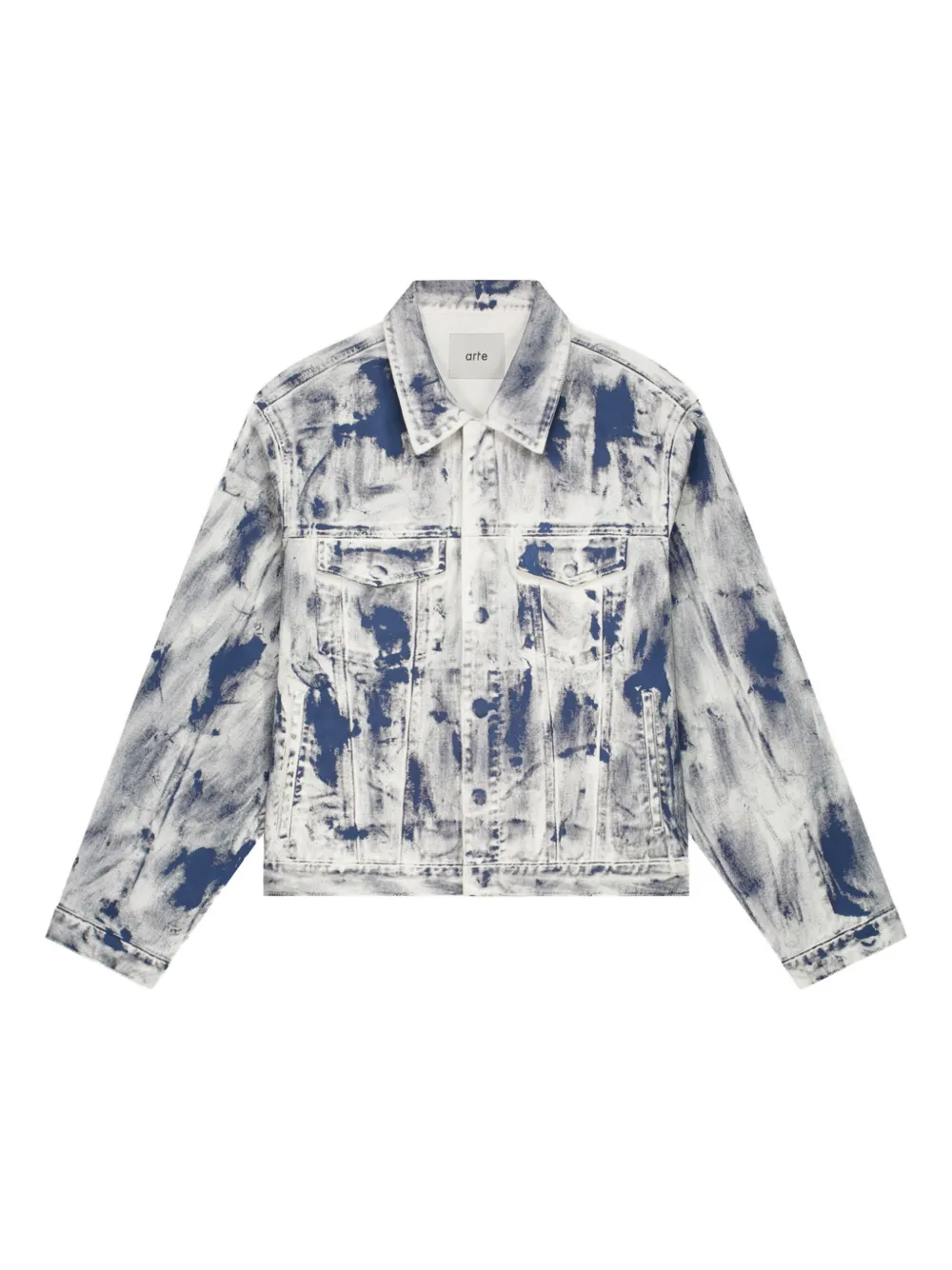 Джинсовая куртка с эффектом разбрызганной краски Arte Antwerp, синий
Джинсовая куртка с эффектом разбрызганной краски Arte Antwerp, синий