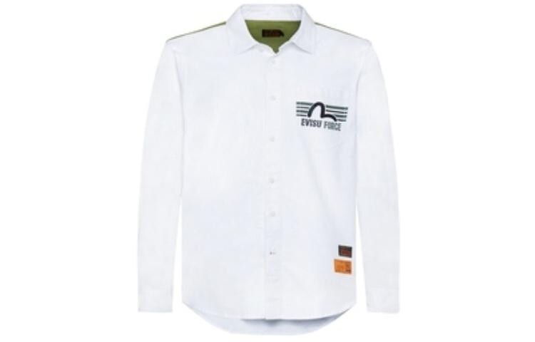 Рубашка мужская белая Evisu, белый
Рубашка мужская белая Evisu, белый